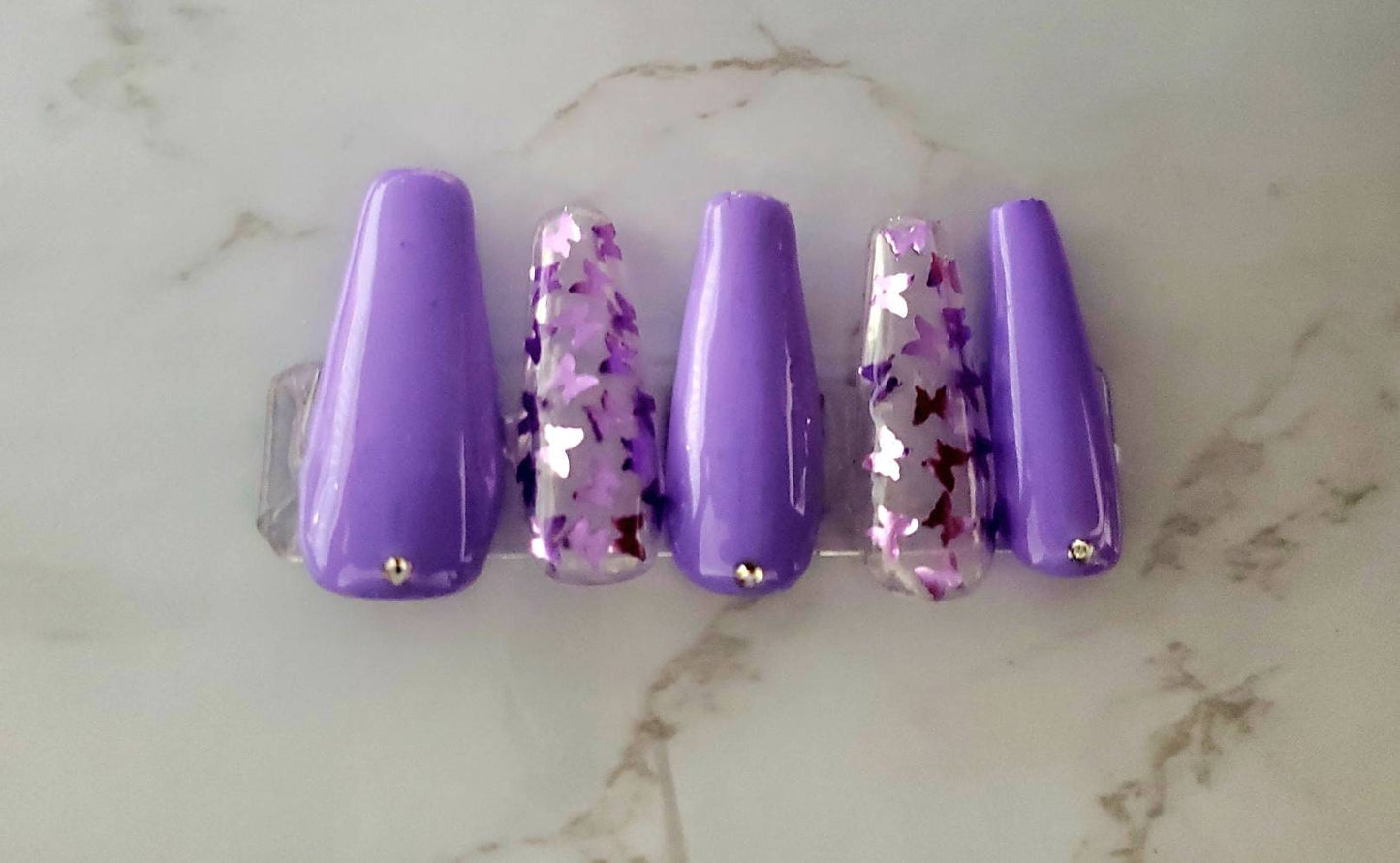 BTS Butterfly Bliss Press-On Nails